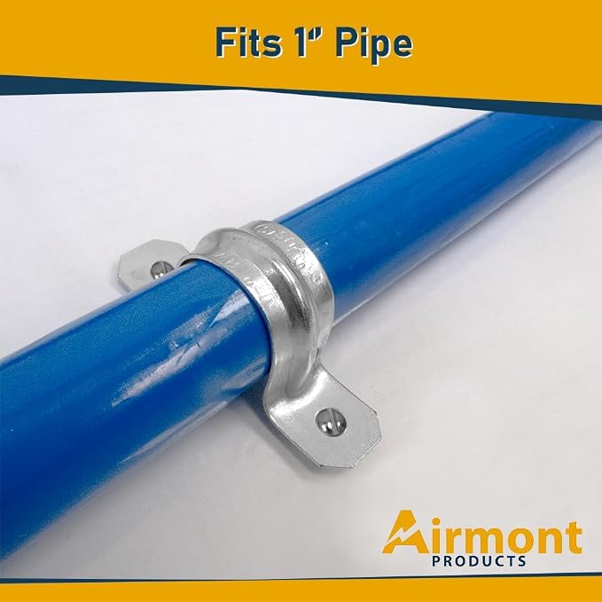 1-Inch EMT Two-Hole Conduit Strap — Reinforced Rib, Heavy-Duty Zinc-Plated - Image 5