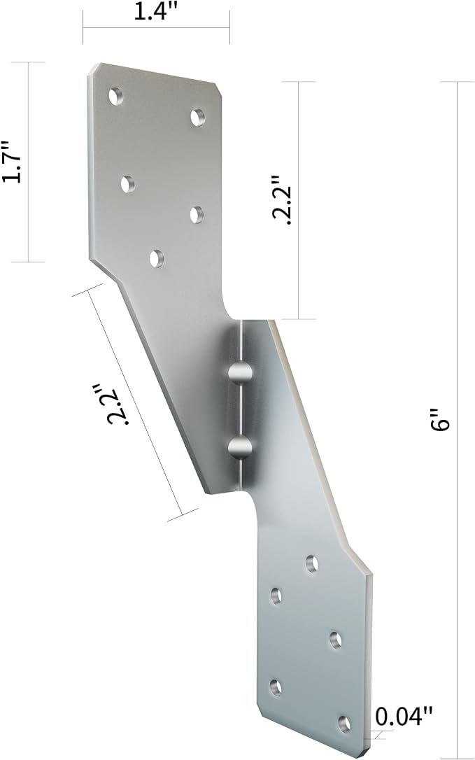 Hurricane Straps Tie Brackets Joist Hanger Galvanizing Face Mount Joist Hangers - Image 6