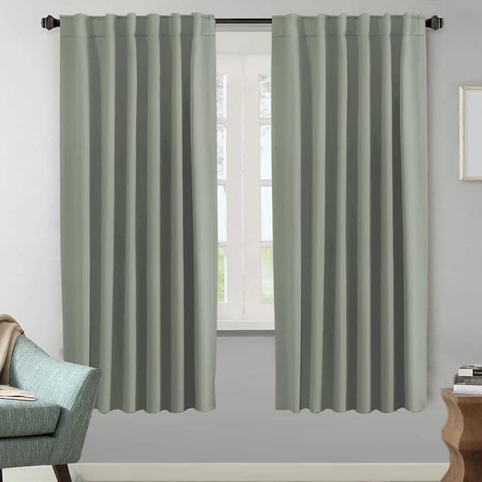 H.VERSAILTEX Blackout Curtains Thermal Insulated Window Treatment Panels Room by HVERSAILTEX