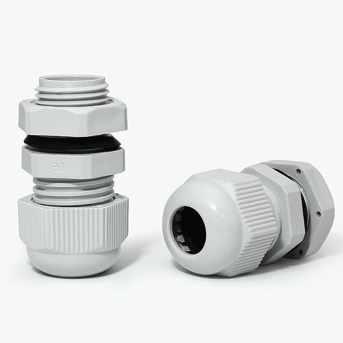 Bonsicoky 3/8" NPT Nylon Cable Glands, Adjustable Cord Grip, Strain Relief - Image 5