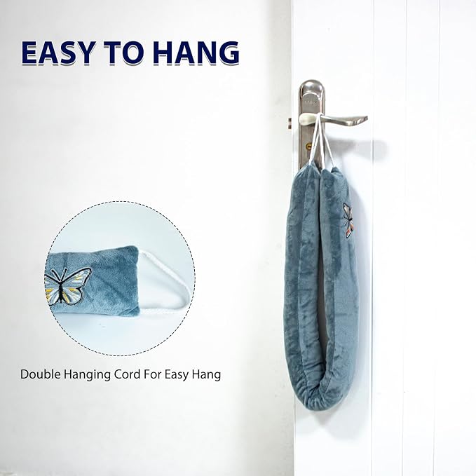 Decorative Weighted Under Door Draft Stopper 36 Inch, Heavy Duty Door Draft - Image 4