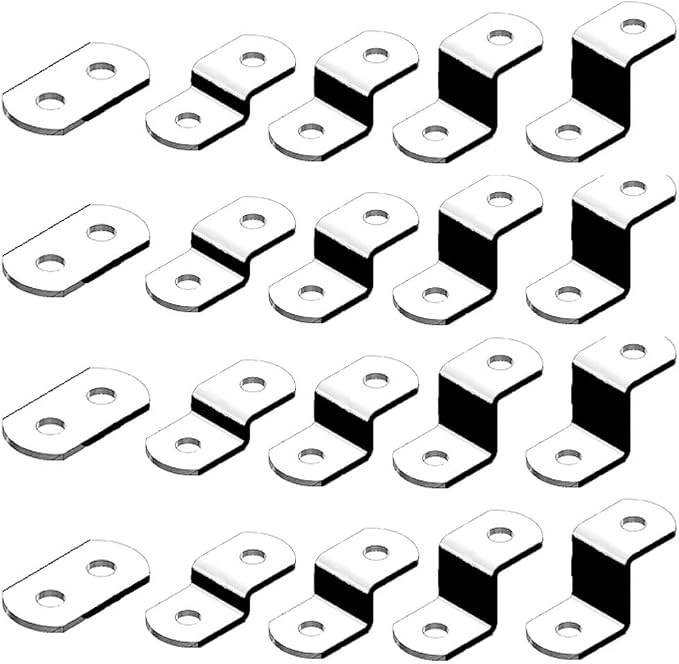 Offset Canvas Clips for Picture Framing Assorted Small Sizes by FramingHardware