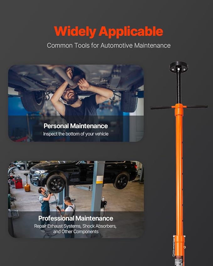 VEVOR Underhoist Support Stand, 3/4 Ton, Adjustable 38.4-75.4 inch, Auto | Spin - Image 6