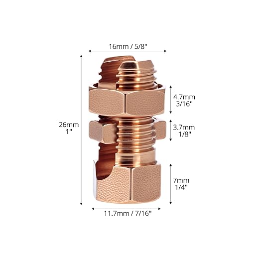 QWORK Grounding Split Bolt Connector, 6 Pack 6-10 AWG Solid Copper Ground Wire - Image 6