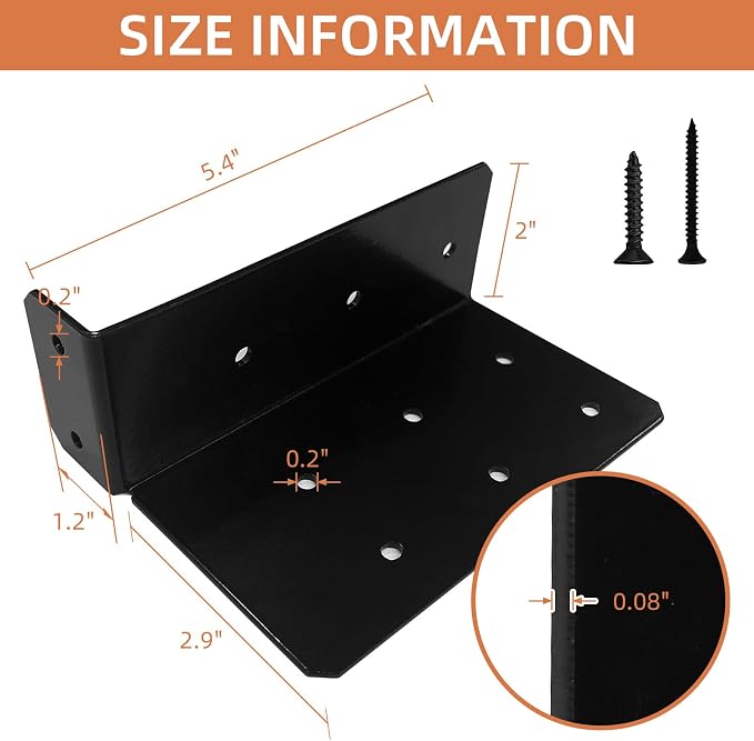 Split Joist Hanger, Wall Mount Joist Bracket - Image 3