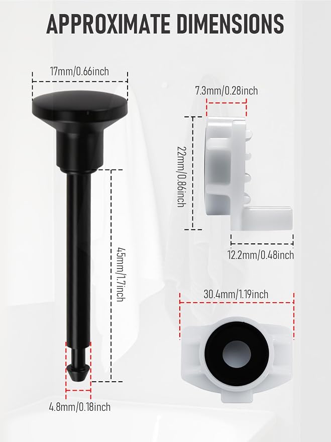 2-Pack Tub Spout Diverter Repair Kit - Image 2