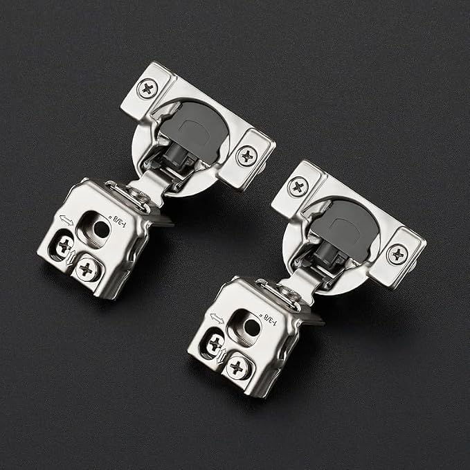 Soft Close Hinges for Kitchen Cabinet Hinges, 1-3/8 Inch Overlay, 10 Pack | 5 - Image 2