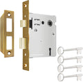 Mortise Lock Latch Replacement Parts, Antique Brass Finish | Includes Antique by Newliplace