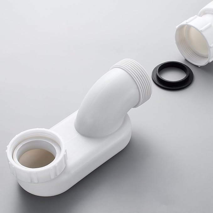 Bathtub Shower Drain Pipe, Flexible Freestanding Tub Drain Kit, 1 1/2 inch - Image 7