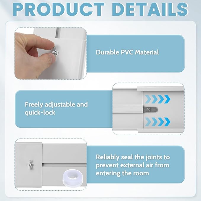 Complete Package: This portable air conditioner kit comes - Image 3