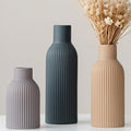 Modern Ceramic Vases Set of 3, Shelf Table Centerpiece by Vaurcesavase