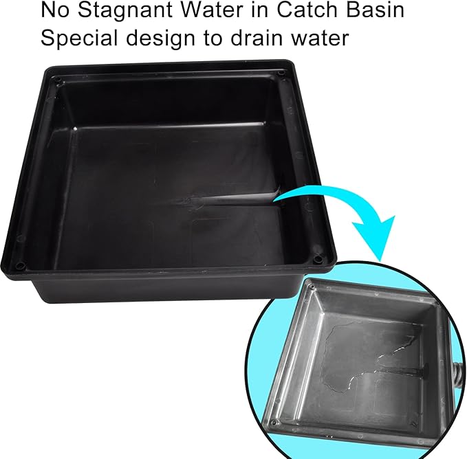 Prestantious Low Profile Catch Basin Drain Kit Gutter Downspout Extender | - Image 6