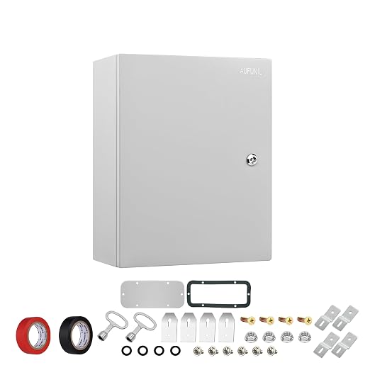 Steel Electrical Junction Box, Outdoor & Indoor Universal Project Box by AUFUNIU