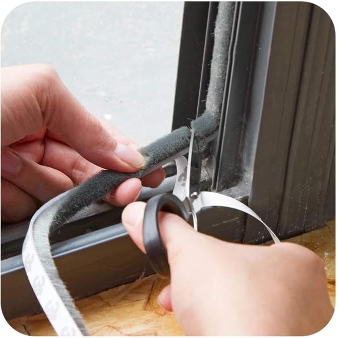 Weather Stripping Brush for Sliding Windows/Doors Frame Side, Pile Self - Image 6
