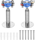 HARFINGTON 2 Set Wall Mount Ceiling Mount Pipe Supports 304 Stainless Steel by HARFINGTON