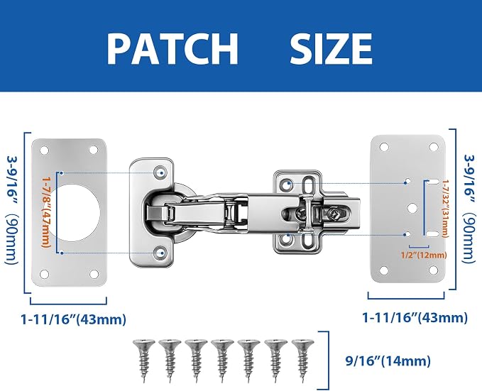 Corner Cabinet Hinge Bifold 175 Degree - Image 2