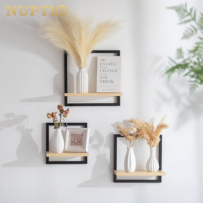 NUPTIO White Ceramic Bud Vase: Small Assorted Vases 4 Pcs, Unglazed | Table - Image 3