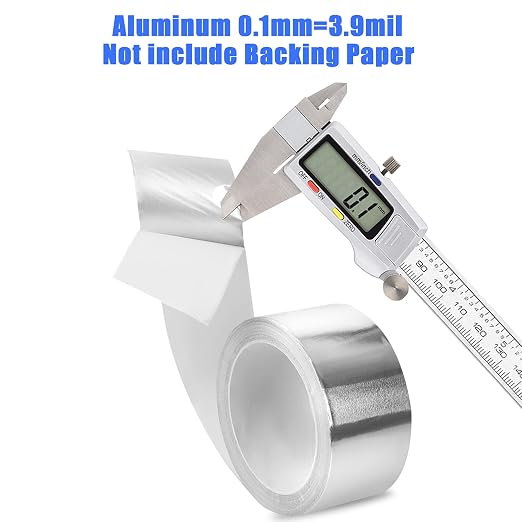 Romeda Aluminum Foil Tape, 2 inch x 65 Feet Foil Tape, High Temperature Heavy - Image 3