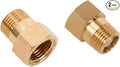 One Way Brass Check Valve Non Return 1/2" Female to 1/2" Male Thread Backflow by NUNUFER