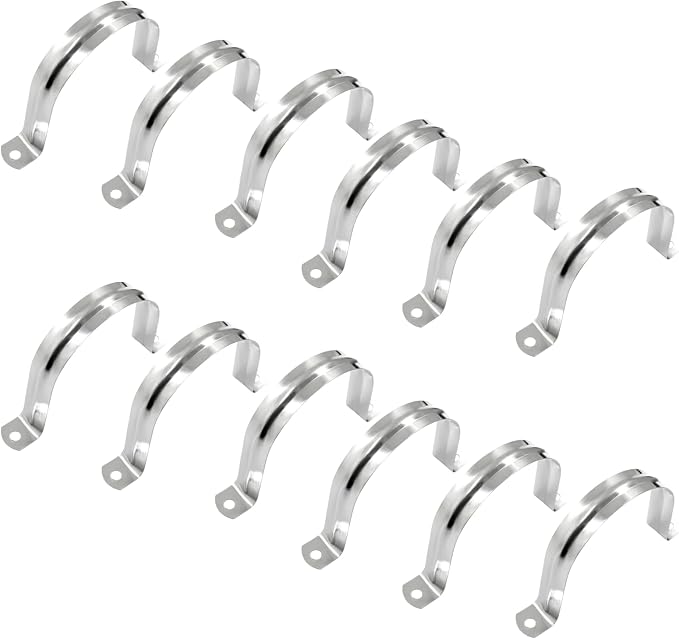 Biaungdo M75 Rigid Pipe Strap, 3 Inch Stainless Steel, U Bracket Pipe Clamps - Image 3