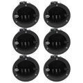 4-Inch 18 cu. in. PVC Old Work Round Electrical Box, 2-hour fire rated PVC box by TOMSHIELE