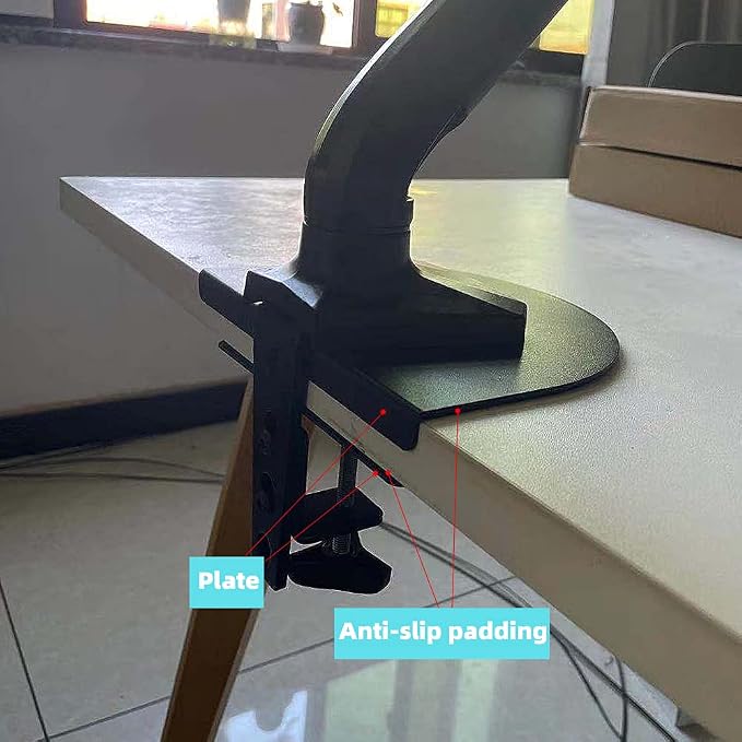 Steel Monitor Mount Reinforcement Plate, Monitor Arm Reinforcement Plate | - Image 6