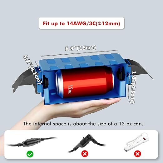 2 Pack IP55 Small Outdoor Electrical Box Waterproof - Image 2