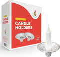 The Dreidel Company Extra Heavy Disposable Candle Holders, 1200 Pack by TheDreidelCompany