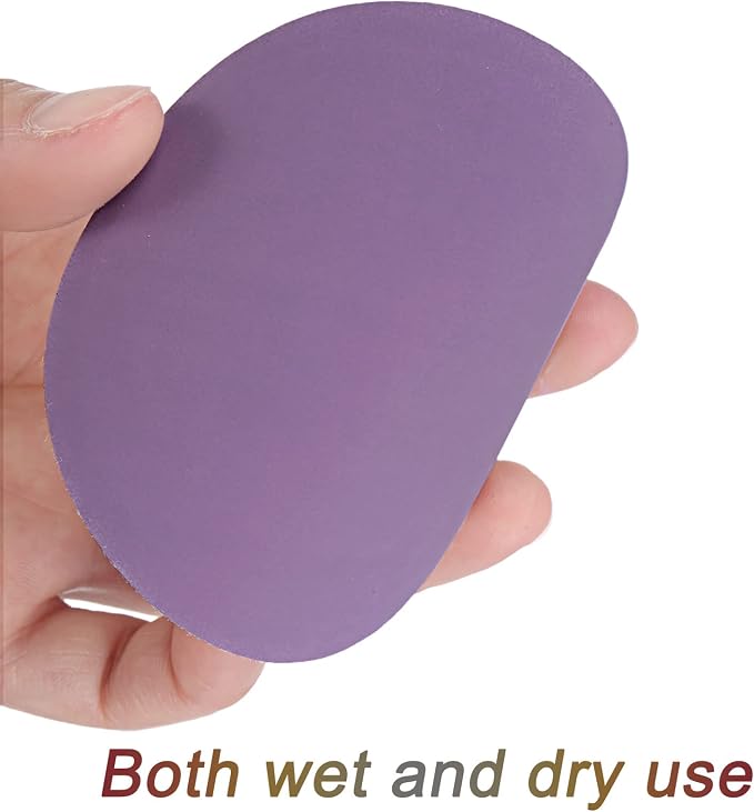 uxcell 20Pcs 3-Inch Purple Sanding Discs 2500 Grits Hook and Loop Professional - Image 3