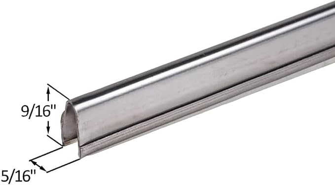 Premium Large Sill Track Cover for Patio Glass Doors | Sliding Door Repair - Image 2