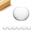 WGV Bowl Glass Vase Bulk, Diameter 8", Height 6", Open Width 5", 6 Pieces by WGVInternational-OpusGlassware
