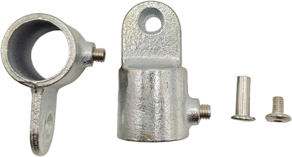 2 Pcs Single Swivel Socket, Adjustable Structural Pipe Fittings 1 Inch OD Steel - Image 6