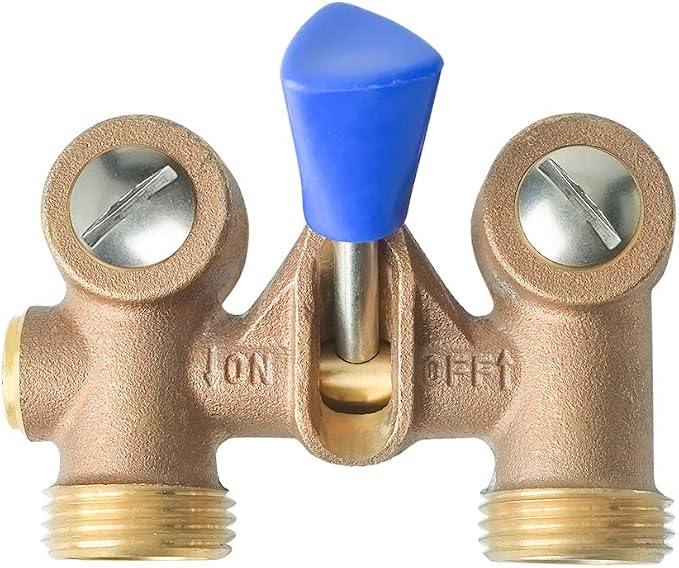 Washing Machine Shut Off Valve，1/2" Male Pipe Thread × 3/4" Outlet Hose Thread. - Image 2