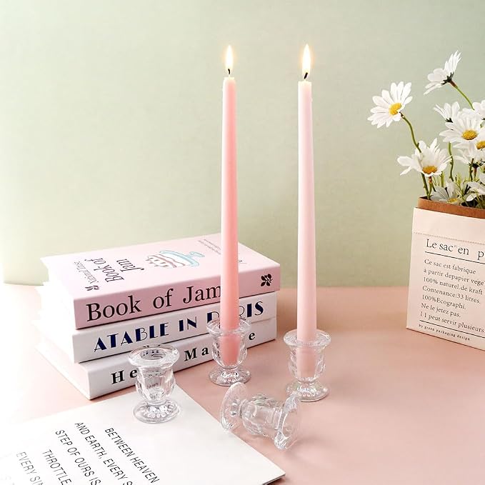 Glass Taper Candle Holder Set of 24 - Image 4