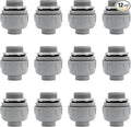 1 inch Liquid Tight Connector PVC Flexible Conduit Connector, Straight 180 by Wocloer