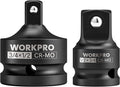 WORKPRO CR-MO 2-Piece Impact Adapter Reducer Set, 3/4F-1/2M | CR-MO Reducer Set by WORKPRO