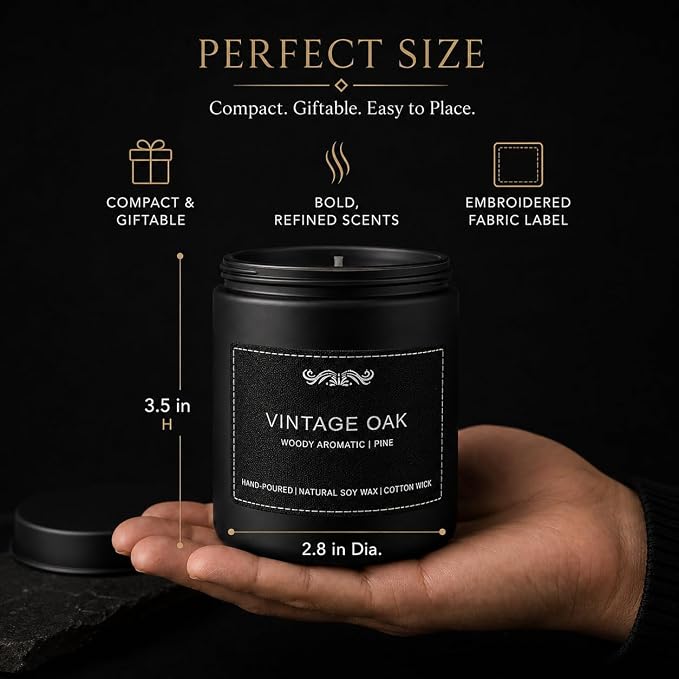 6 Pack Candles for Home Scented Aromatherapy Candles Gifts Set for Mens - Image 5