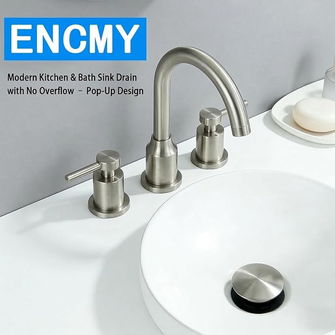 bathroom sink drain pipe without overflow - Image 3