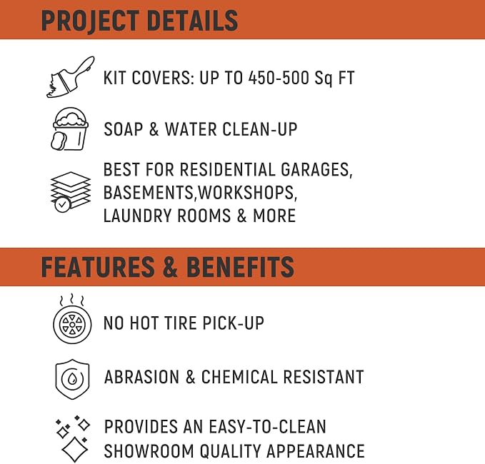 YOA Professional Concrete Garage Floor Paint, Acrylic Resin Coating, Suitable - Image 3