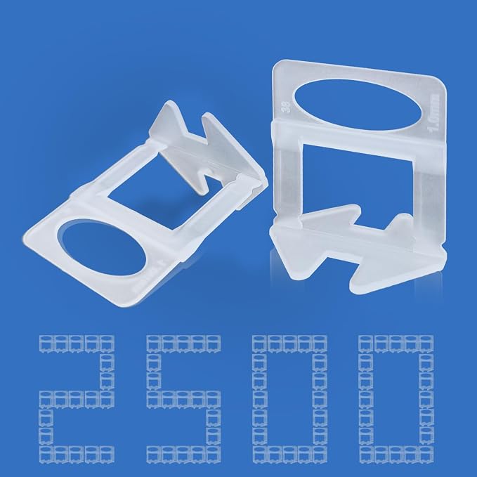 Tile Leveling System 2500pcs 1/32" Tile leveler Spacers Clips Tile Installation by Unknown