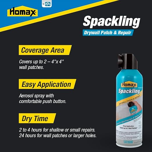 Homax Aerosol Spray Spackling, 8 oz., 41072055635 - Image 3