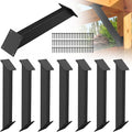8 Pcs Pergola Brackets 4"x 4", Heavy Duty 45 Degree Angle Support Bracket by Krimocy