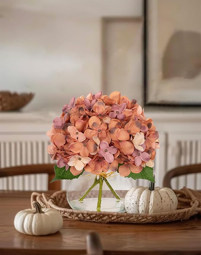 Hollyone Fall Hydrangea Artificial Flowers - Image 6