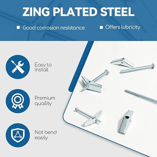 1/8X2-Inch Toggle Bolt for Hanging Heavy Items on Drywall - Image 5
