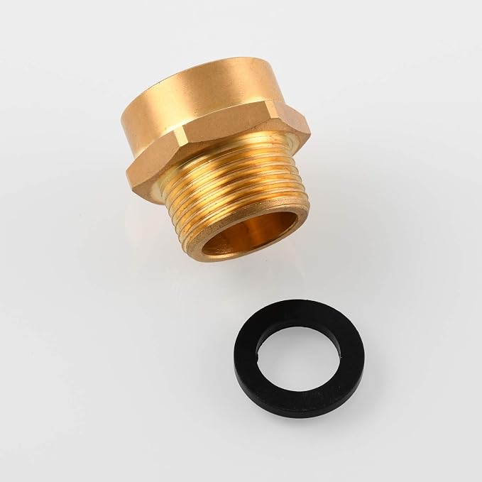 Brass Garden Hose Fitting Connector G Thread 3/4" Female to NPT Male Thread - Image 6