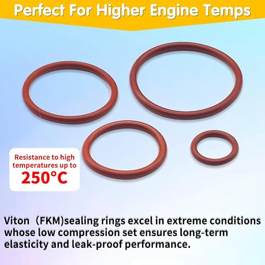 Viton O-Ring Kit, 30 Sizes, Shore 75A Durometer | FKM O-Rings, High-temperature - Image 3