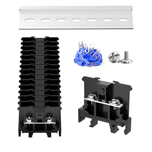 15Pcs JHY1 DIN Rail Terminal Blocks, 660V 16A, 2.5mm² | Detachable and by GUETNEU