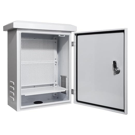 Outdoor Nema Electrical Enclosure Box16x20x12 Removable Mount Plate&FanVent | by SPEEDSPIDER