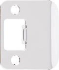 Round Corner Extended Lip Strike Plate, 2-1/4" x 1-1/2", Polished Chrome by StoneHarborHardware