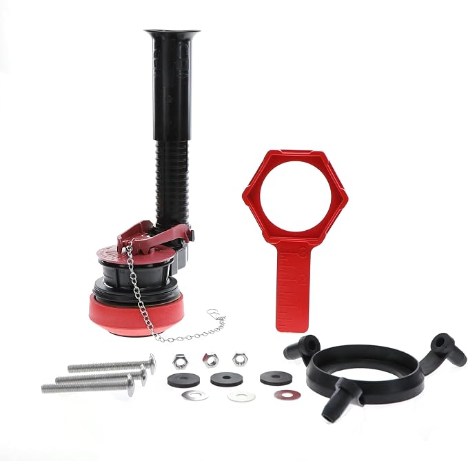 Fluidmaster K-507A-008 Universal 2-Inch Adjustable Toilet Flush Valve Repair Kit by Fluidmaster